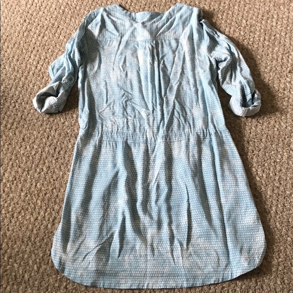 Lou & Grey blue patterned long sleeve dress - Picture 2 of 6